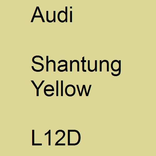 Audi, Shantung Yellow, L12D.